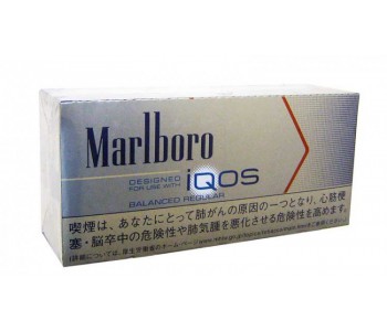 Стики для IQOS Marlboro Balanced Regular (Япония) (блок - 10 пачек)