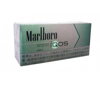 Стики для IQOS Marlboro Mint (Япония) (блок - 10 пачек)